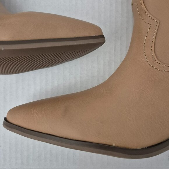 Women's Universal Threads Western Sommer Boot Light Brown Size 7 - NWoB - Picture 4 of 15